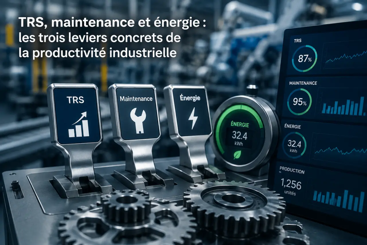 TRS, maintenance et énergie : les trois leviers concrets de la productivité industrielle