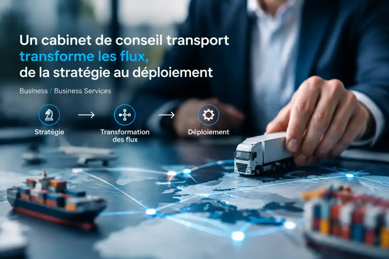 Un cabinet de conseil transport transforme les flux, de la stratégie au déploiement